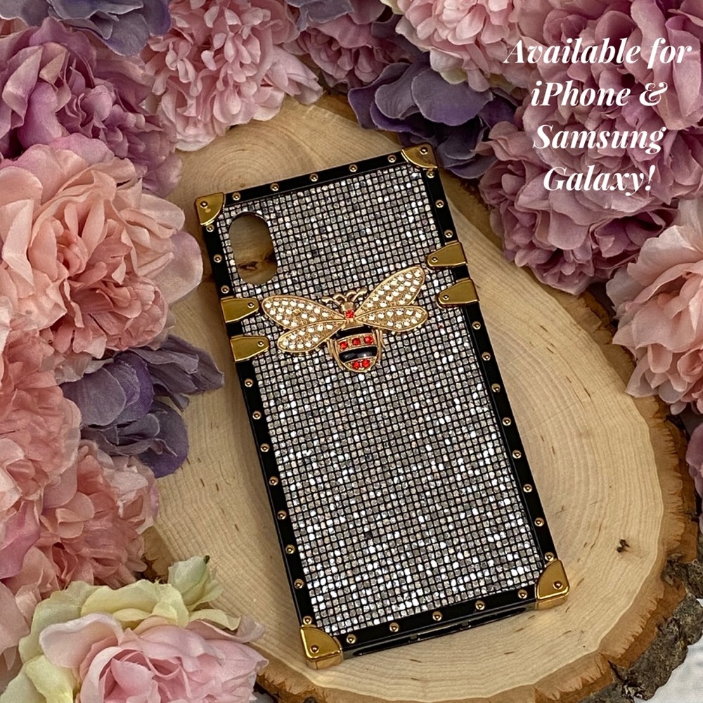 iPhone & Samsung Galaxy Crystal Bumble Bee Case
